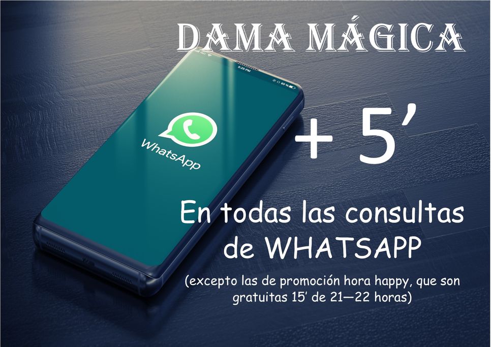 5 minutos gratis en consulta WhatsApp